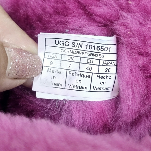 UGG Classic Vibrant Pink Suede Boots - Picture 6 of 9